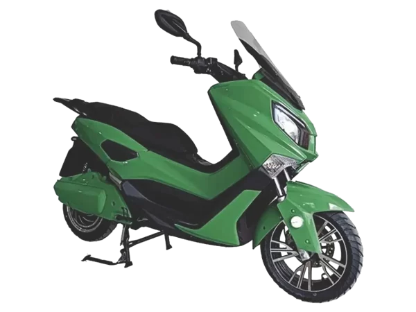 Električni motocikl Tiger zeleni desni poluprofil