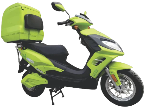 Električni skuter Lipo zelene boje desni profil